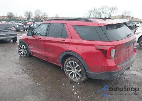 2021 Ford Explorer St z USA, uszkodzony, nr VIN 1FM5K8GC2MGA11072